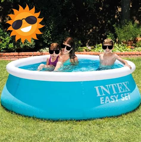 Piscina Infantil Infl Vel Intex L Redonda Easy Set Wt Promo Es