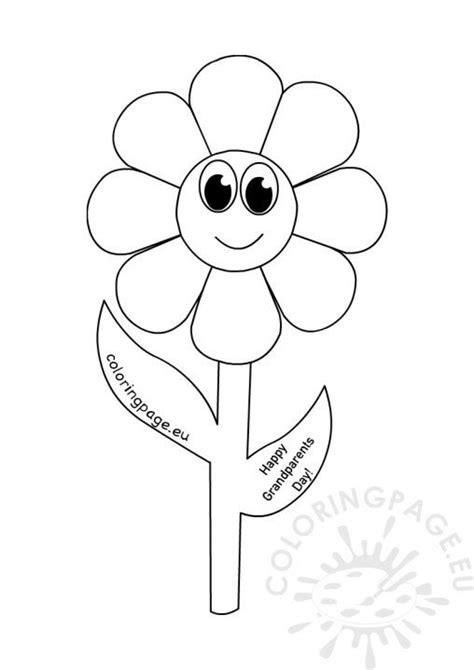 Happy grandparents day coloring page: Grandparent's Day - Coloring Page