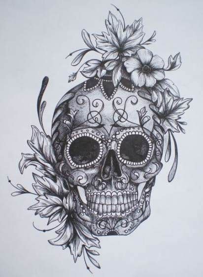 280 Best Sugar Skull Tattoo Designs With Meanings 2021 Día De Los