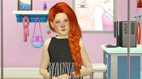 Anto Indiana Hair Kids And Toddler Version Redheadsims