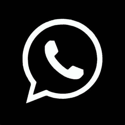 Whatsapp Logo Black Background