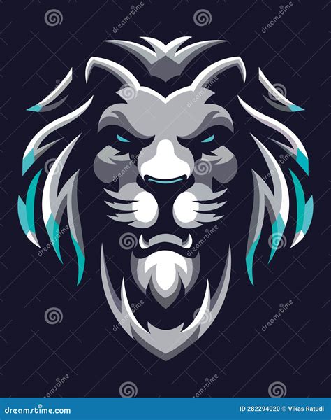 The Lion King: Majestic Monarch of the Savanna Stock Vector