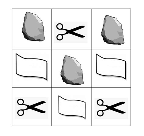 Puzzles and Figures: Rock-Paper-Scissor Puzzle