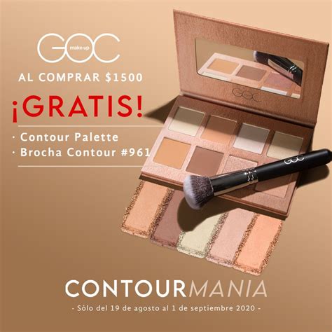 Promoción GOC Make Up Contour Manía Compra más de 1500 y llévate de