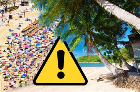 Riskiest Holiday Destinations Revealed And Some Are Very Popular With Brits Daily Star