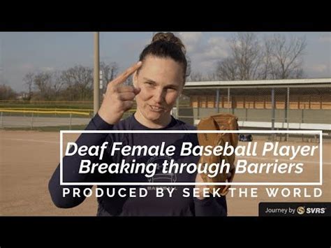 Deaf Female Baseball Player Breaking Through Barriers YouTube