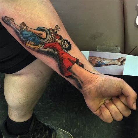 35 Awesome One Piece Tattoos For The Straw Hat Pirates Wrist Tattoos