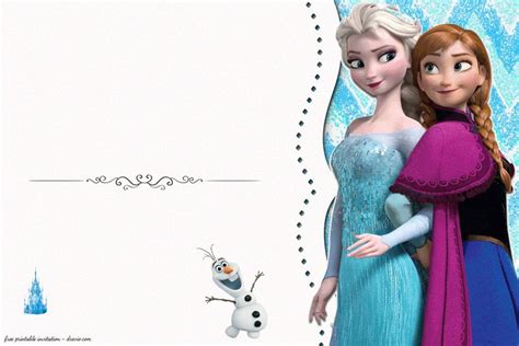 Free Frozen Birthday Invitation Templates Download Hundreds Free