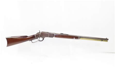 Winchester Model 1873 22 Rimfire Rifle 52721 Candr Antique 014