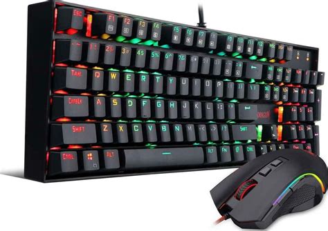 Redragon K551 Rgb Ba Mechanical Gaming Keyboard And Mouse Combo Wired