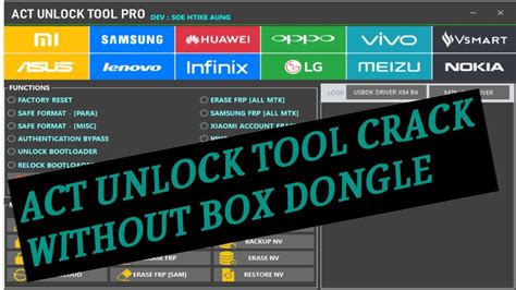 Act Unlock Tool Pro V Free Download With Loader Working Youtube