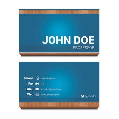 Professor Business Card