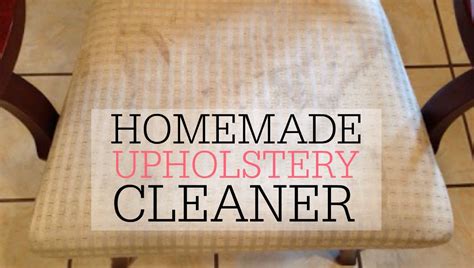 One of the best homemade upholstery cleaners, especially for spot cleaning, is soap foam. DIY Upholstery Cleaner - Frugally Blonde
