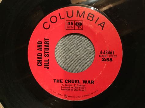 Chad And Jill Stuart The Cruel War Releases Discogs
