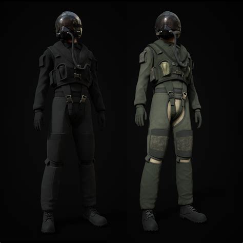 Jet Pilot 3d Model Rendercrate Free And Hd Objects