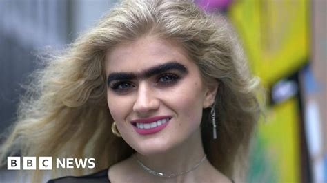 Unibrow Movement The Model Challenging Beauty Stereotypes Bbc News