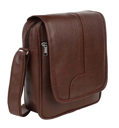 Solid Unisex Sider Sling Pu Leather Bag Size Large At Rs 249piece In