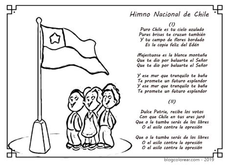 Himno Nacional Para Colorear