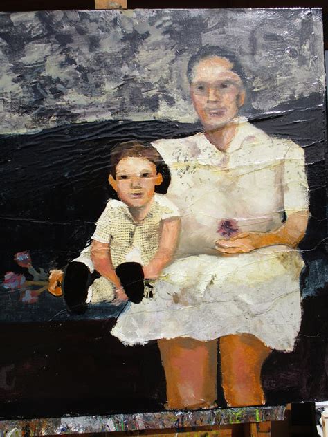 Grandmother And Me Mixed Media By Tanya Radic