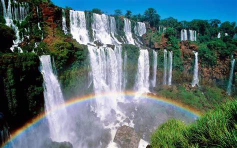 Beautiful Scenic Waterfall Hd Wallpaper Wallpapersqu