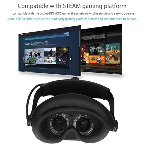 buy viulux v8 vr pc helmet 3d glasses headset game movie virtual reality headset pc connected at
