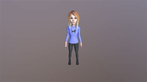 Avatar Wolf3d Cartoonish Chracter Girl 3d Models Sketchfab