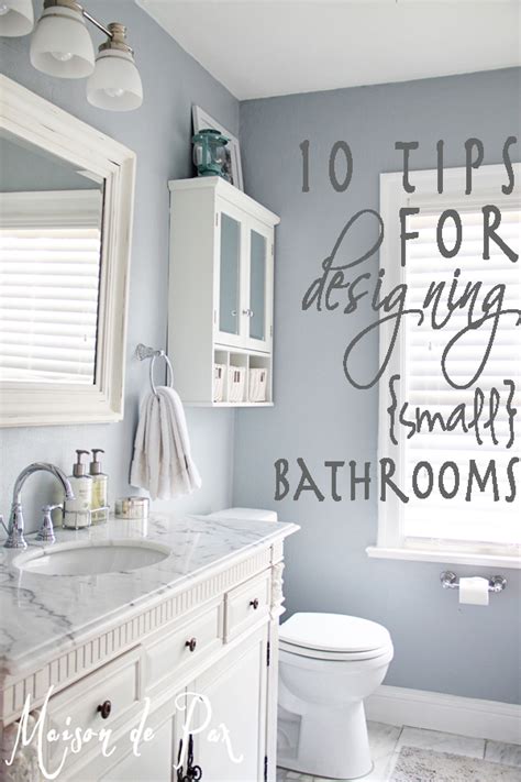 Integrating tiling and textures will surround the room in your new design. White and gray bathroom 10 tips for designing a small ...