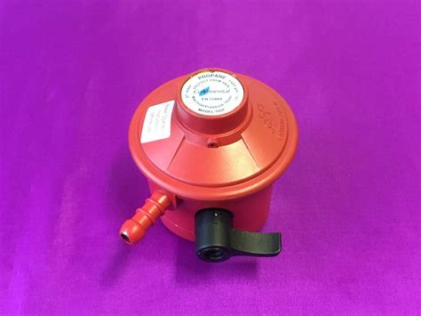 Lpg Mm Propane Gas Mbar Clip On Red Regulator Boiling Ring