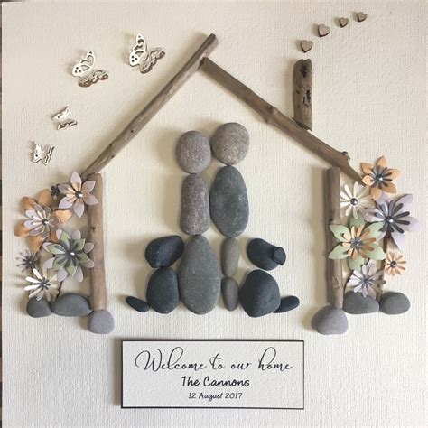 Pin by Kathy Rassier on Hochzeit in 2021 | New home gifts, Pebble art ...