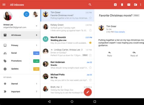 Gmail For Android Gets A Unified Inbox The Digital Reader