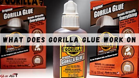 What Does Gorilla Glue Work On Best Answer From Expert
