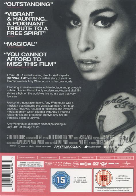 Amy Amy Winehouse Ej Svensk Text Dvd Film