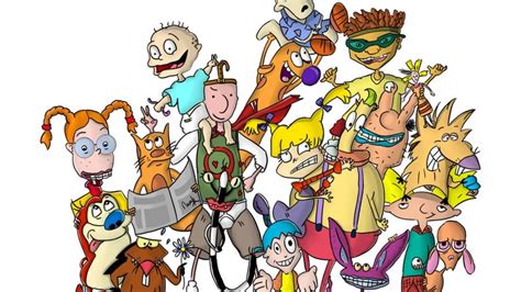 Nickelodeon Characters Poster Nickelodeon Cartoons Cartoon