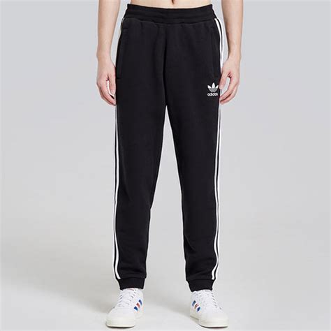 Adidas Originals 3 Stripe Joggers Sports Long Pants Black Dh5801