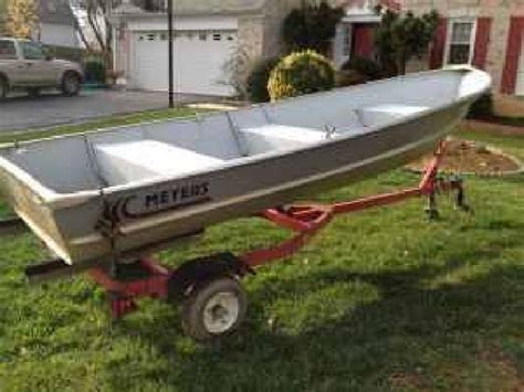 1100 Meyers 14 Ft Jon Boat W Trailer For Sale In Fairfax Virginia