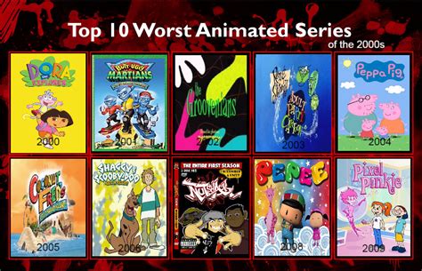 My Top 10 Worst Animated Series Of The 2000s By Fortnigames20 On Deviantart