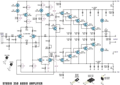 Mjl21193 Circuit Archives Amplifier Circuit Design