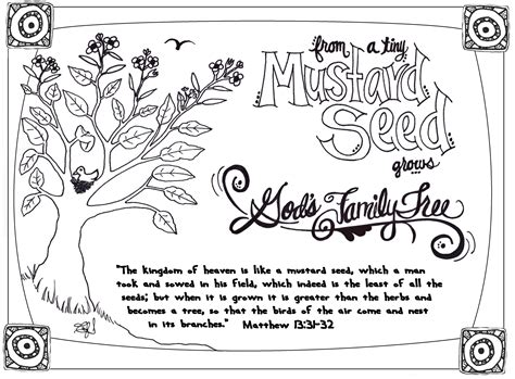 Parable Of The Mustard Seed Mrshlovesjesus