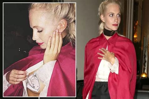 Raunchy Poppy Delevingne Flashes Her Boob At London Fashion Week Party