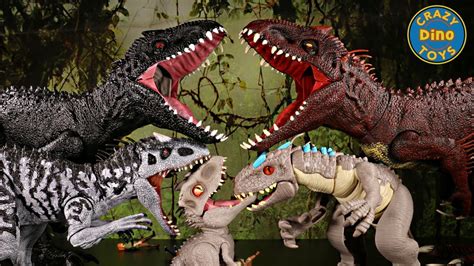 Jurassic World Camp Cretaceous Indominus Rex Collection Unboxed Feeding