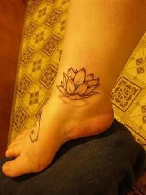 Lotus Tattoo On Ankle Tattoos Book 65000 Tattoos Designs