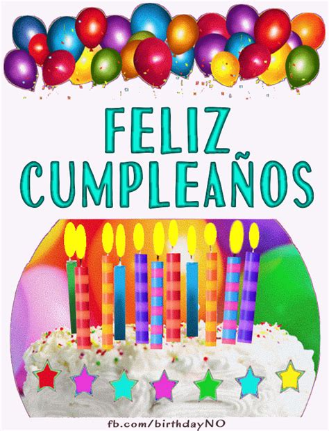 pastel velas imagen mensaje gif de felicitación de cumpleaños Feliz