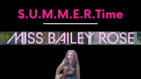 Miss Bailey Rose Media — Miss Bailey Rose