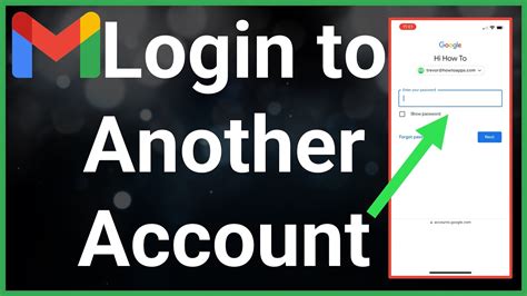 How To Login To Another Gmail Account On Mobile Youtube