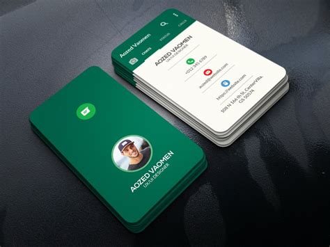 Business card designer generates high resolution business cards. Whatsapp Business Card ~ Business Card Templates ...