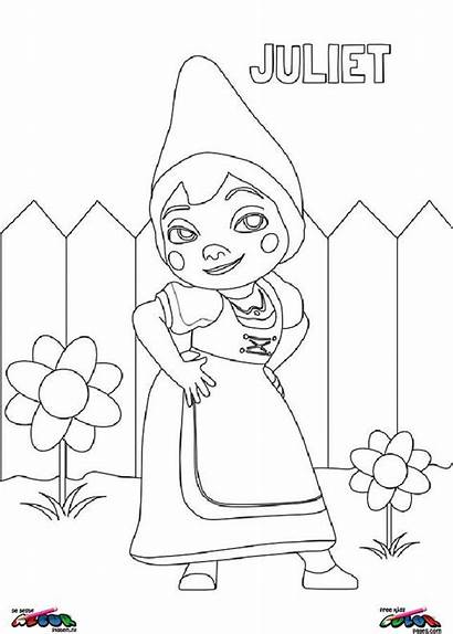 Gnomeo Coloring Pages Juliet Ratings Yet Printable