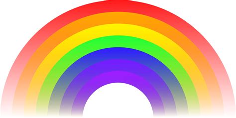 Regenbogen Farben Wunder Der Natur Kostenlose Vektorgrafik Auf