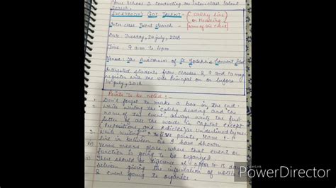 Points to be kept in mind while writing a notice. New ICSE format of writing NOTICE|Notice writing|Sample ...