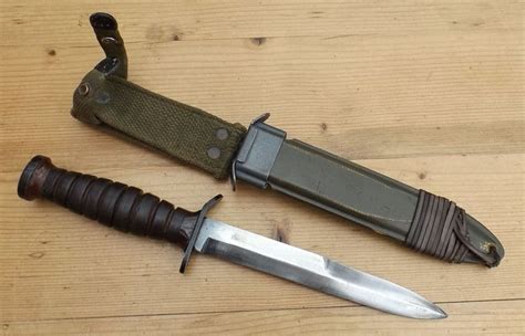 Original Usa Ww2 Imperial M3 Trench Fighting Knife D292