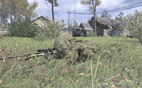 Image Ghillie Suit Sniper Prone Creek Cod4png Call Of